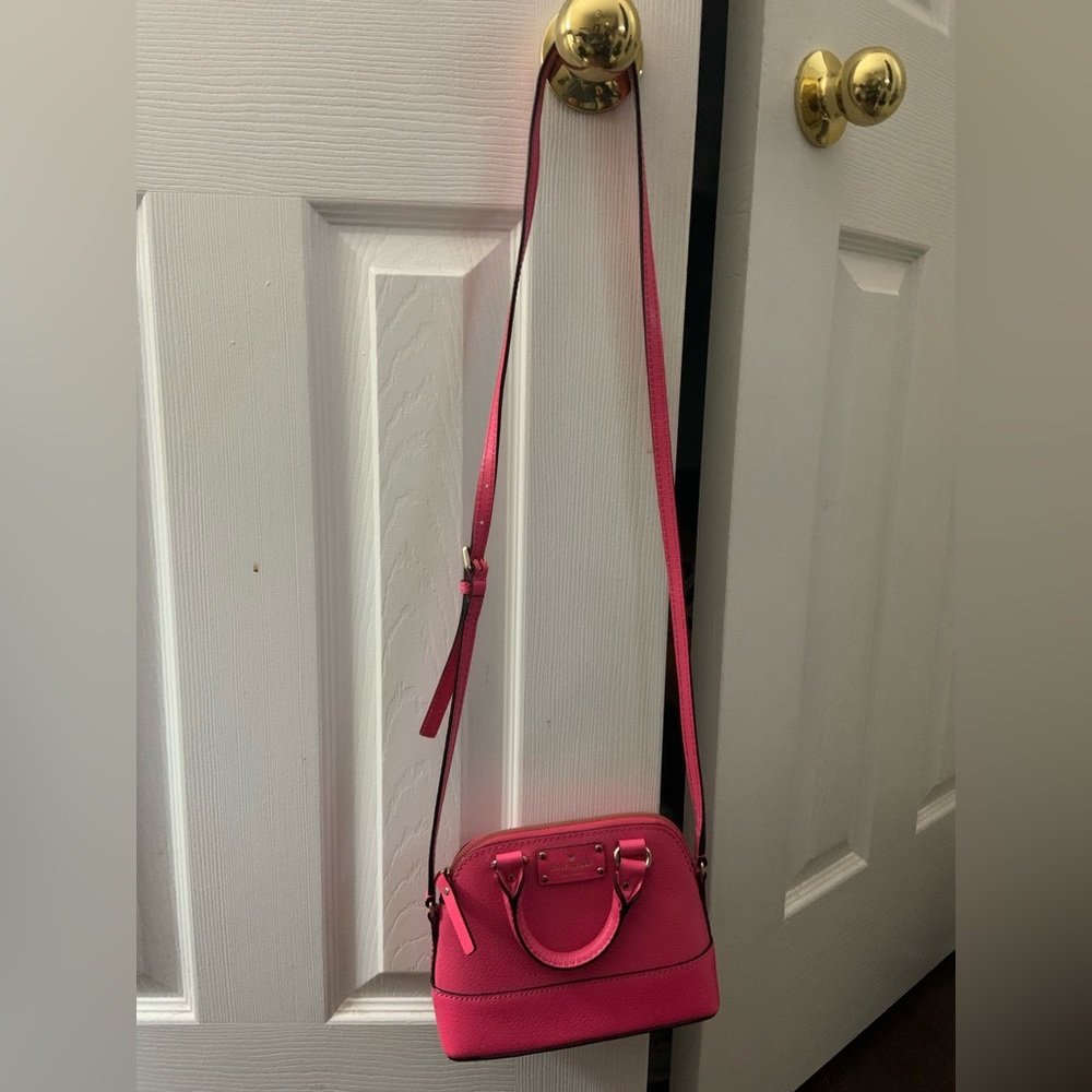 Kate Spade Neon Pink Crossbody Bag
